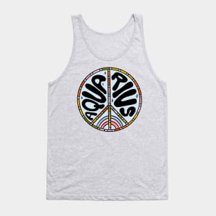 Aquarius Peace Sign Tank Top